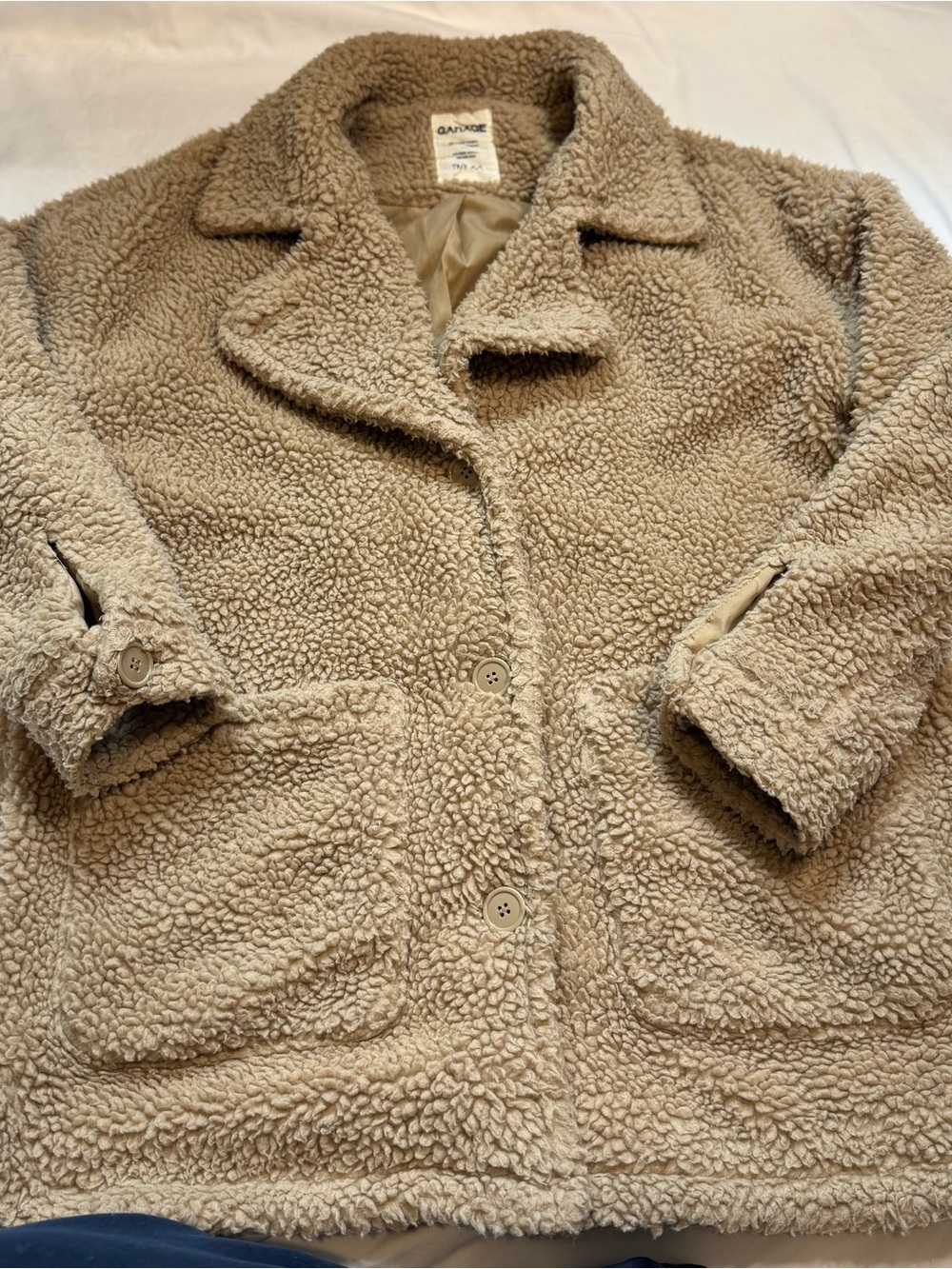 Garage Tan Teddy Sherpa Jacket